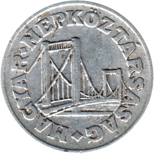 50 fillér, 1977 Obverse