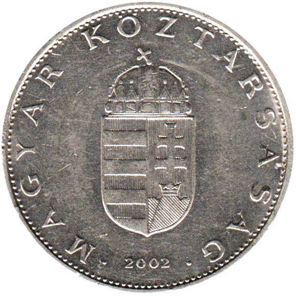 10 Forint, 2002 Obverse