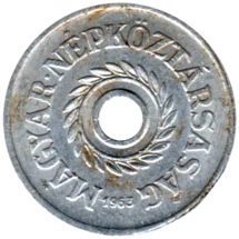 Preview 2 fillér, 1963 obverse