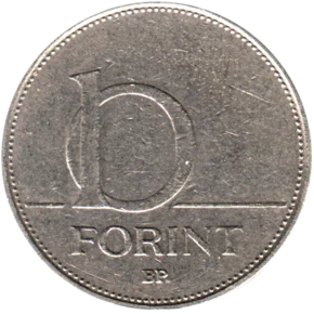 Preview 10 Forint, 1993 reverse