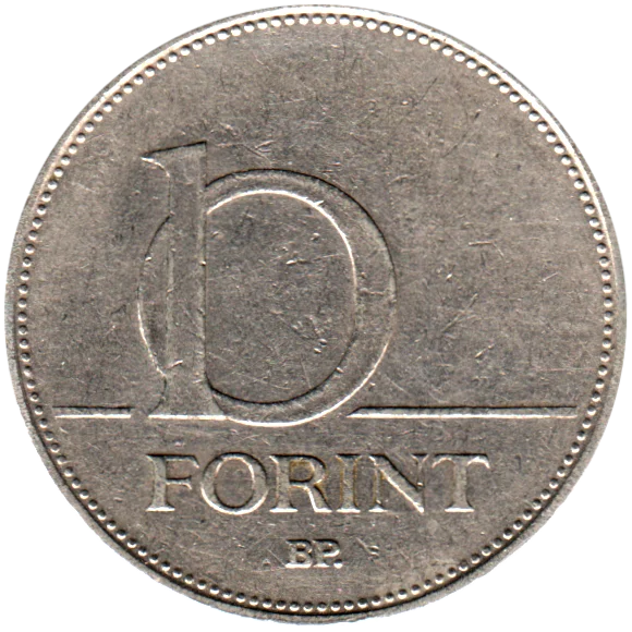 10 Forint, 1994 Reverse