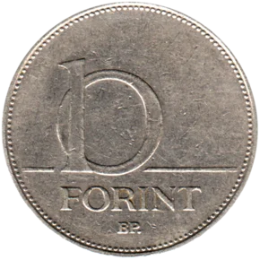 Preview 10 Forint, 1994 reverse