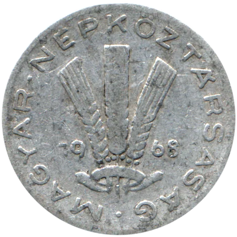 20 fillér, 1968 Obverse