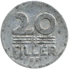 Preview 20 fillér, 1968 reverse
