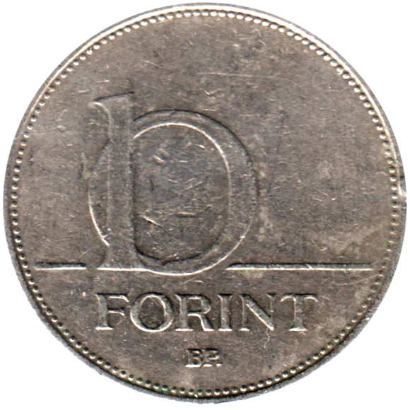 10 Forint, 1997 Reverse