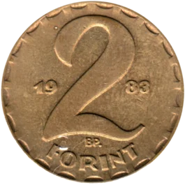 Preview 2 Forint, 1983 reverse