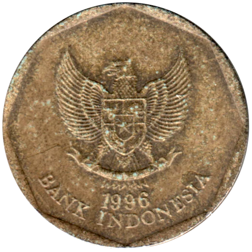 100 Rupiah, 1996 Obverse