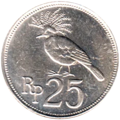 Preview 25 Rupiah, 1971 obverse