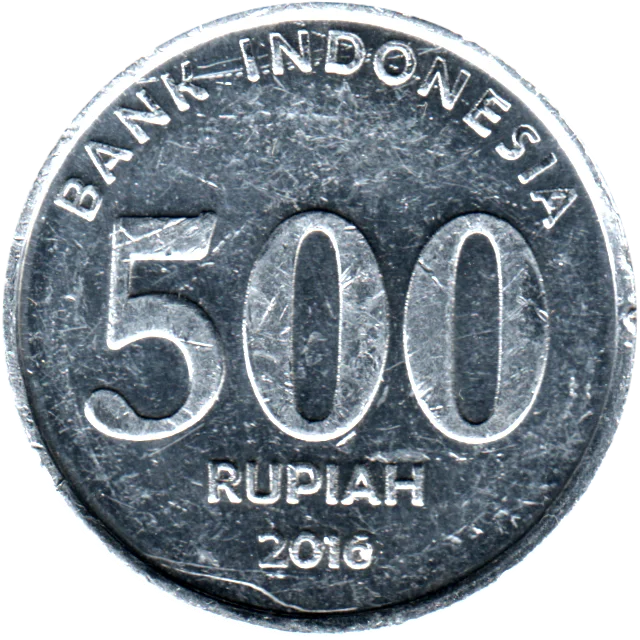 500 Rupiah, 2016 Reverse