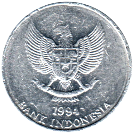 25 Rupiah, 1994 Obverse