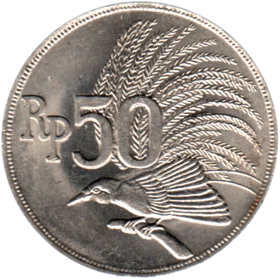 Preview 50 Rupiah, 1971 obverse