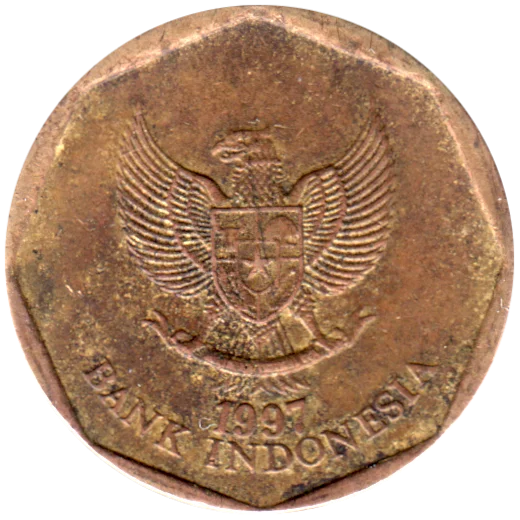 100 Rupiah, 1997 Obverse
