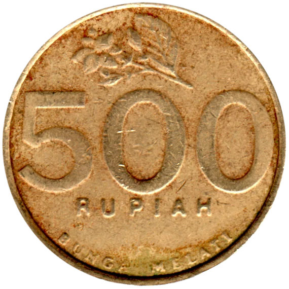 500 Rupiah, 2002 Reverse