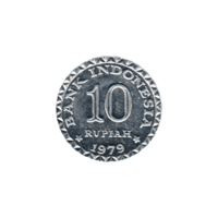 Preview 10 Rupiah, 1979 reverse