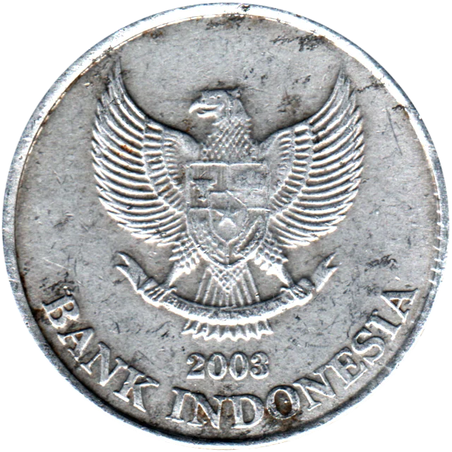 500 Rupiah, 2003 Obverse