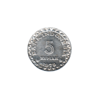 Preview 5 Rupiah, 1979 reverse