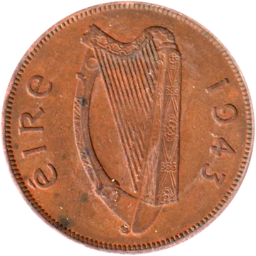 Preview 1 pingin, 1943 obverse