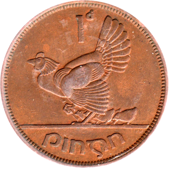 1 pingin, 1943 Reverse