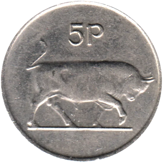 5 pinginí, 1976 Reverse