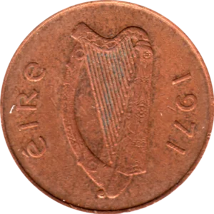 Preview 2 pinginí, 1971 obverse