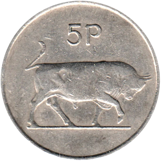 5 pinginí, 1971 Reverse