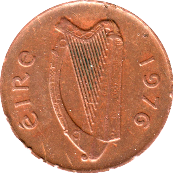 2 pinginí, 1976 Obverse