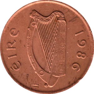 Preview 2 pinginí, 1986 obverse