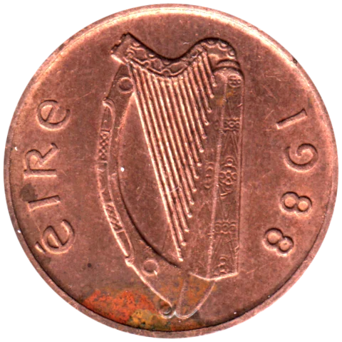 1 pingin, 1988 Obverse