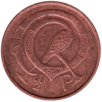 ½ pingin, 1971 Reverse