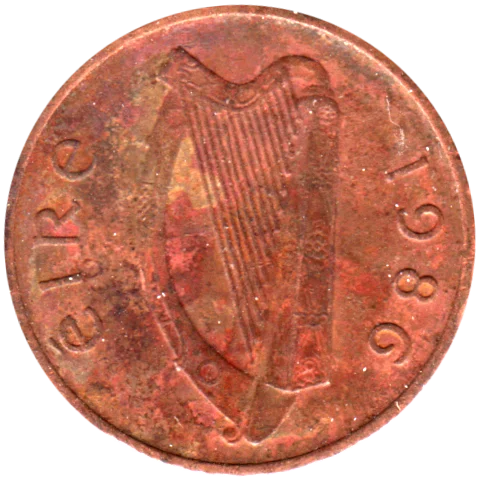 1 pingin, 1986 Obverse