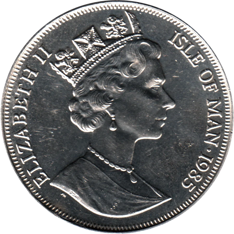 25 pence, 1985 Obverse