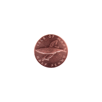Preview ½ penny, 1976 reverse