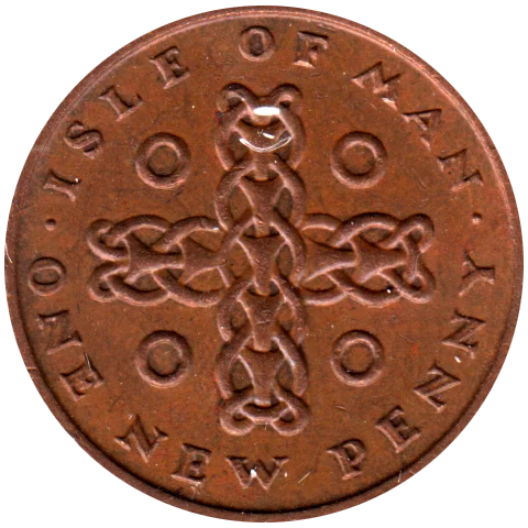 1 penny, 1975 Reverse
