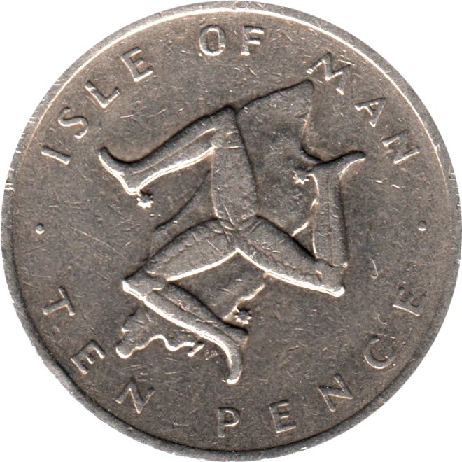 10 pence, 1976 Reverse