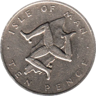 Preview 10 pence, 1976 reverse