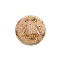 Preview 1 Rupee, 1988 reverse