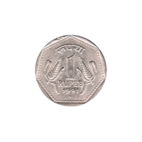 Preview 1 Rupee, 1991 reverse