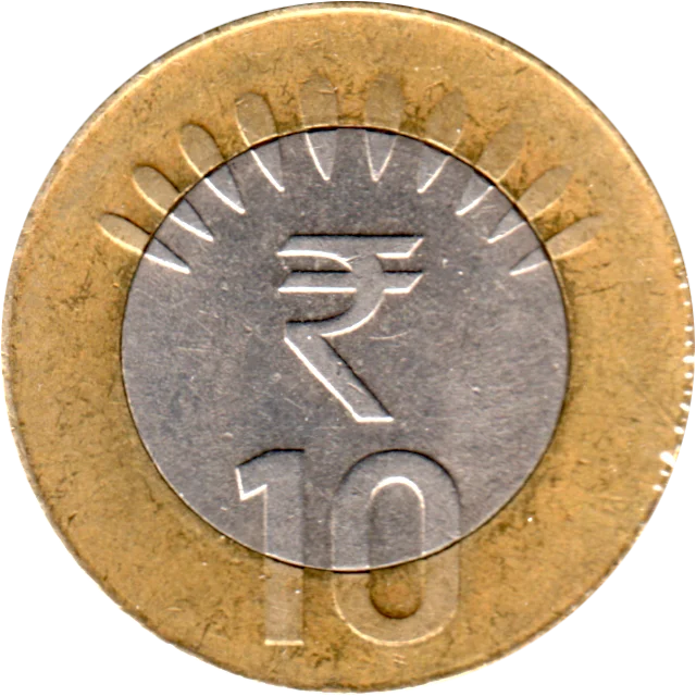 10 Rupees, 2014 Reverse