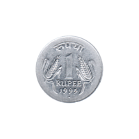 Preview 1 Rupee, 1995 reverse