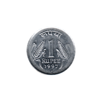Preview 1 Rupee, 1997 reverse