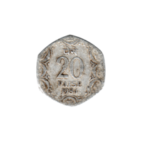 Preview 20 paise, 1984 reverse