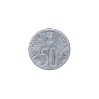 Preview 50 paise, 1988 reverse