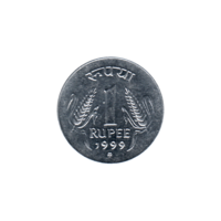 Preview 1 Rupee, 1999 reverse