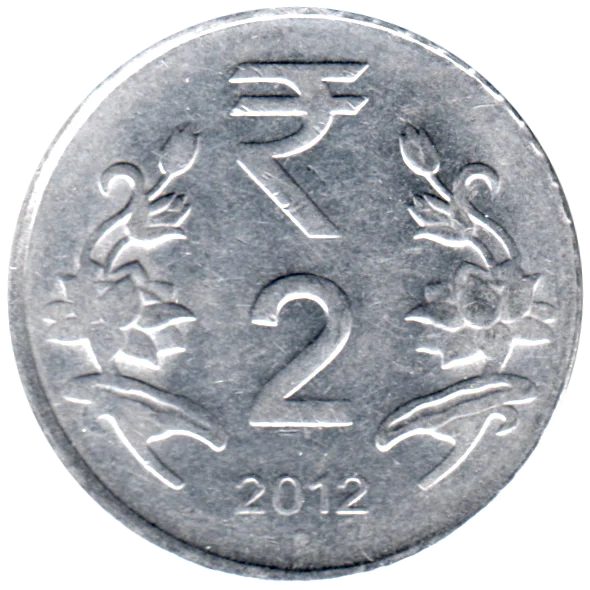 2 Rupees, 2012 Reverse
