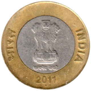 Preview 10 Rupees, 2011 obverse