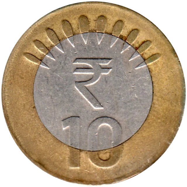 10 Rupees, 2011 Reverse