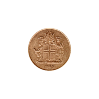 Preview 1 Króna, 1965 obverse