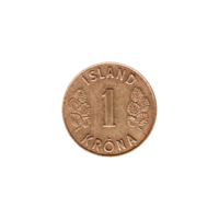Preview 1 Króna, 1965 reverse
