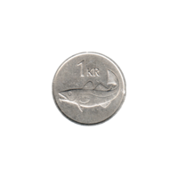 Preview 1 Króna, 1987 reverse