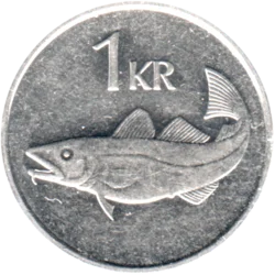 Preview 1 Króna, 2007 reverse